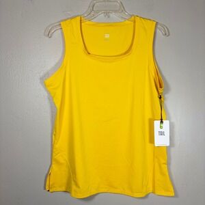 Tail Activewear Goldie Tank Top Freesia Yellow UPF 50 Golf Tennis TE2807-3060 L
